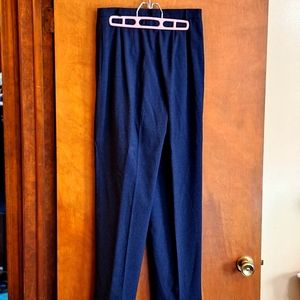 Talbots black dress pants with lining